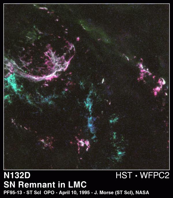 Supernova Remnant N132D Exploded 3,000 years ago