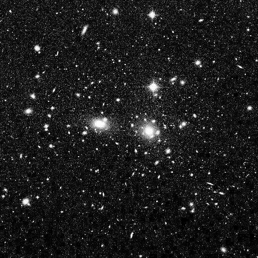 Coma cluster: ~ 1 Mpc