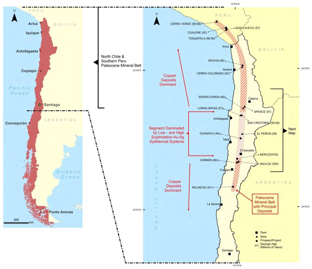Regional Geological Setting Las Pampas Epithermal -