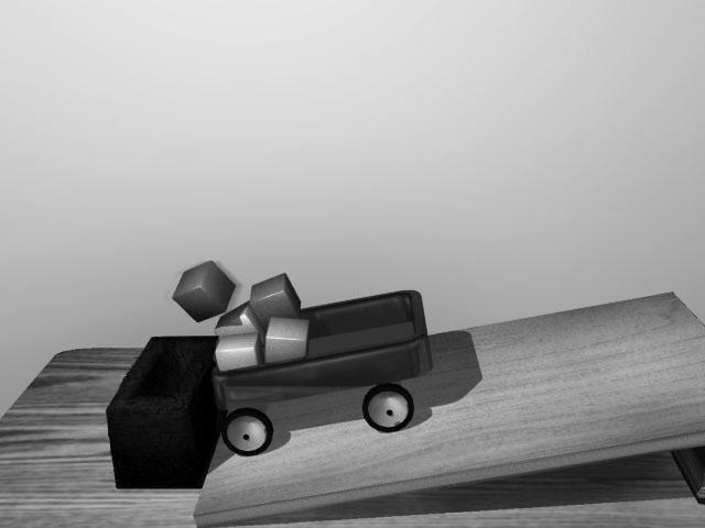 Newton s First Law of Motion: 1. Why do the blocks in the toy car continue to move even after the car has hit the piece of wood? Use Newton s first law of motion to explain. 2.