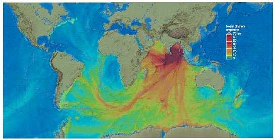 The global reach of the 26 December 2004 Sumatra tsunami Figure: Science Express on 25 August 2005: Science 23 September 2005,