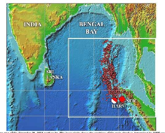 Bathymetry of the northeastern Indian Ocean Figure: Novosibirsk Tsunami Laboratory website: