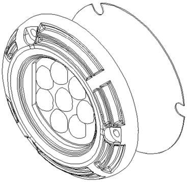 4. LED Module Drawings (Unit : mm) Module Drawing (Lens Type III H:135 V:6 ) H1) (12.