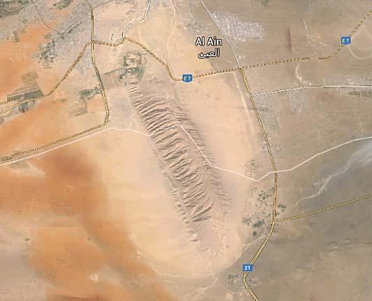 Introduction Al Ain City is located to South East of Abu Dhabi in UAE The city is surrounded by Aeolian sands, fluvial, gravel deposits and conglomerates of Neogene and Quaternary ages which form : N