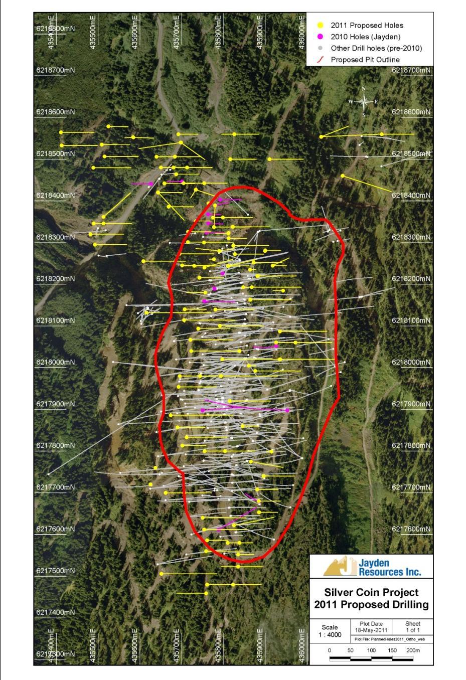 2011 DRILL PROGRAM 15,000m diamond drilling - 100 new holes 80% infill, 20% exploration GOALS Upgrade from inferred to M&I Resource expansion Comprehensive geologic