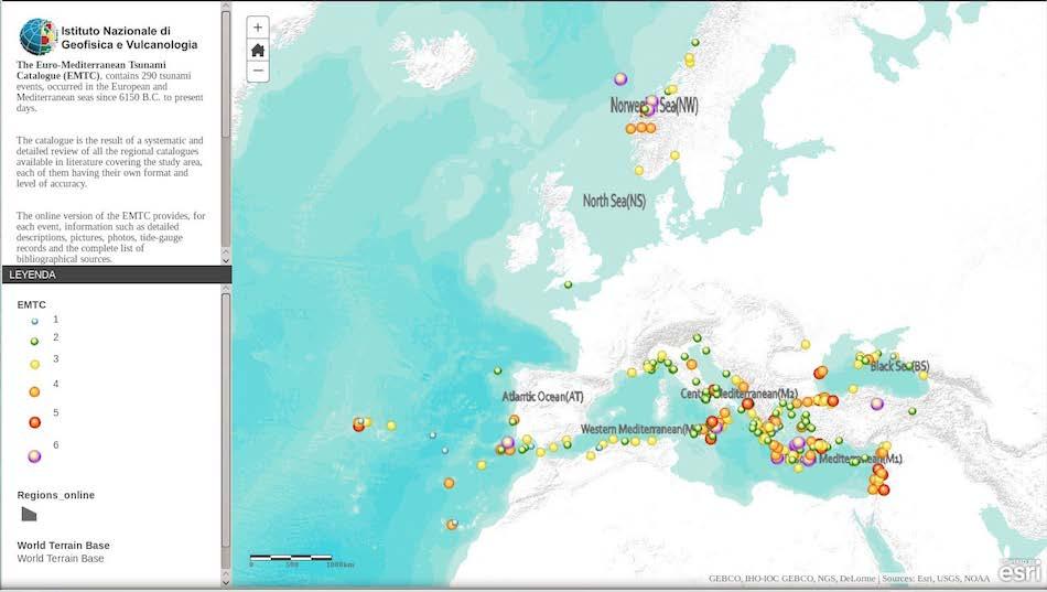 Tsunamis, seiches, rissagas Maramai A., Brizuela, B., Graziani L. 2014. The Euro-Mediterranean Tsunami Catalogue.