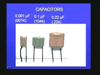 0.001 microfarad, 0.1microfarad and 0.22 microfarad, etc. Then polypropylene capacitors; again this is another dielectric that they use.