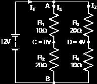 Consider what would happen when we reverse the position of the two resistors, R 3 and R 4 in the second parallel branch V R4 = 0.