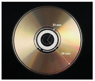 Rotational Motion Example For a compact disc player to read a CD, the angular speed must vary to keep the
