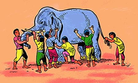 4.1 Generalized Linear Models The Blind Men and The Elephant A group of blind men gathered around an elephant, trying to find out what elephant