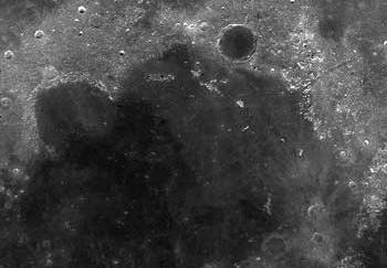 Mare Imbrium This arch-shaped structure is