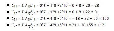 b) ( cx d) ( a c) x ( b d) '' ( ax b) ( cx d) ( a c) x ( b d) x '' a c b d x a c b d '' a c b d BA a c b d Množenje matrik Množenje matrik V naslednjem primeru so zmnožki istega tipa