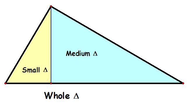 Syllabus Objective: 7. - The student will eplore geometric mean relationships within a right triangle.
