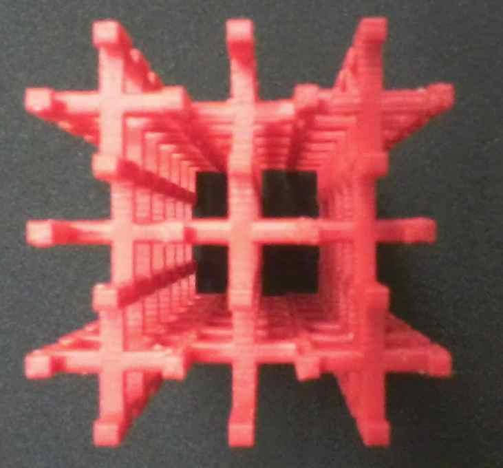 Lattices (Figure 1) were designed as described in a companion paper [27] and were made using a Stratasys Dimension Elite 3D printer.