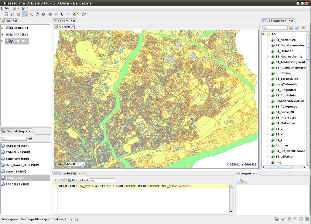 Implementation within OrbisGIS What is OrbisGIS : a GIS?