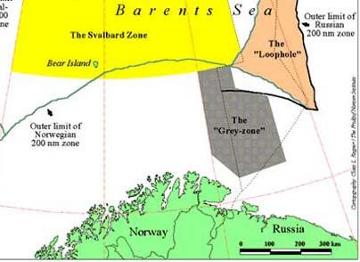 the Norwegian Submission with regard to the area under dispute in the Barents Sea.