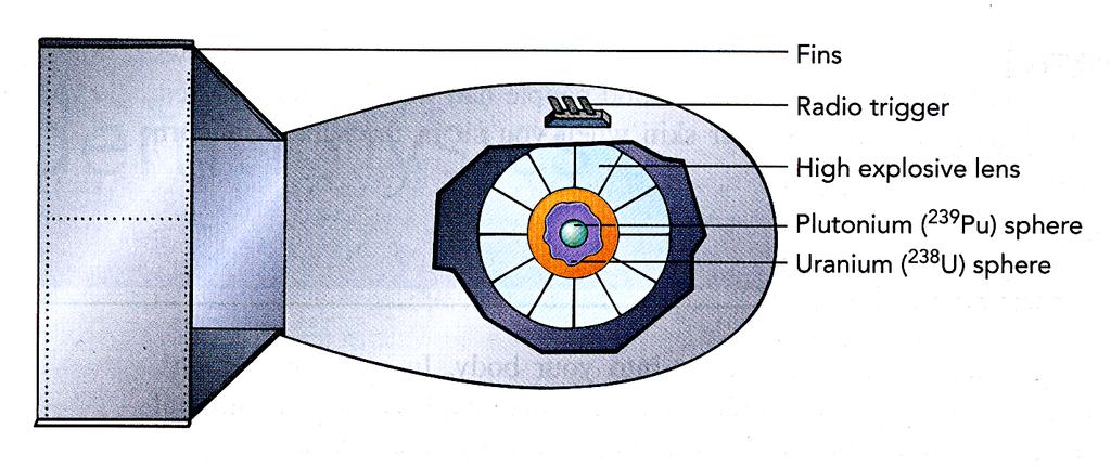 Cross-section view of Fat Man This is the design that was tested near Alamogordo, New Mexico, on June 16, 1945.