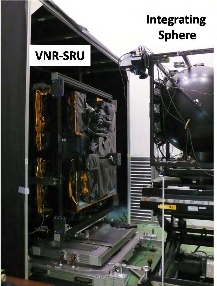 3. SGLI pre-launch characterization (2) SGLI Radiometric tests (VNR and IRS-SWIR) Three integrating spheres (ISs) were used for the pre-launch radiometric tests