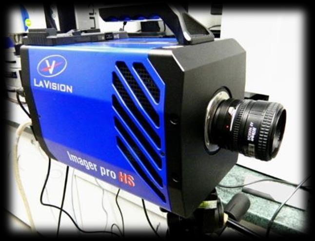 HIGH SPEED CAMERA LAVISION The camera is equipped with PIV (Particle Image Velocimetry)