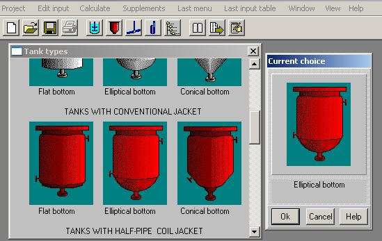 1.2. Entering dimensions of the tank. After you click Save, the program provides a Tank selection screen (Figure 1-4).