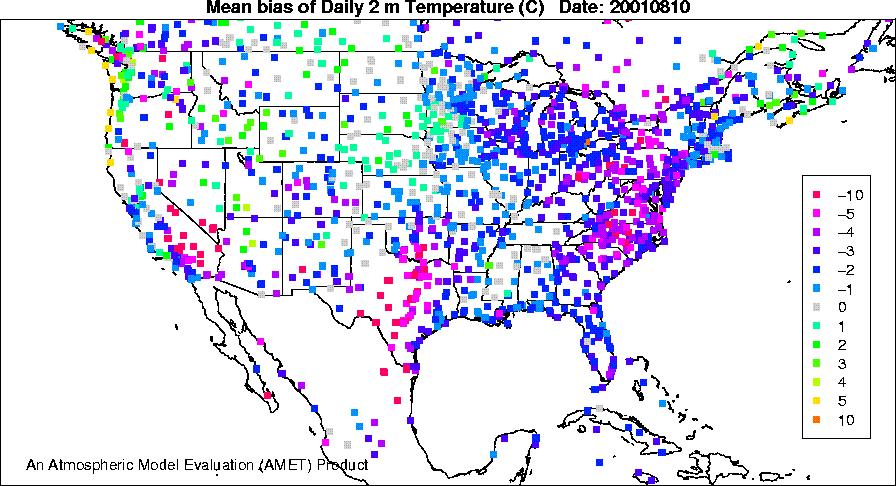 Sample MM5 and WRF-EM MM5 (with nudging and LSM) WRF (with no nudging or LSM) 12-36 h 12-36 h Logarithmic color scale from -10 K to +10