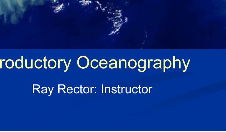 Oceanography Ray
