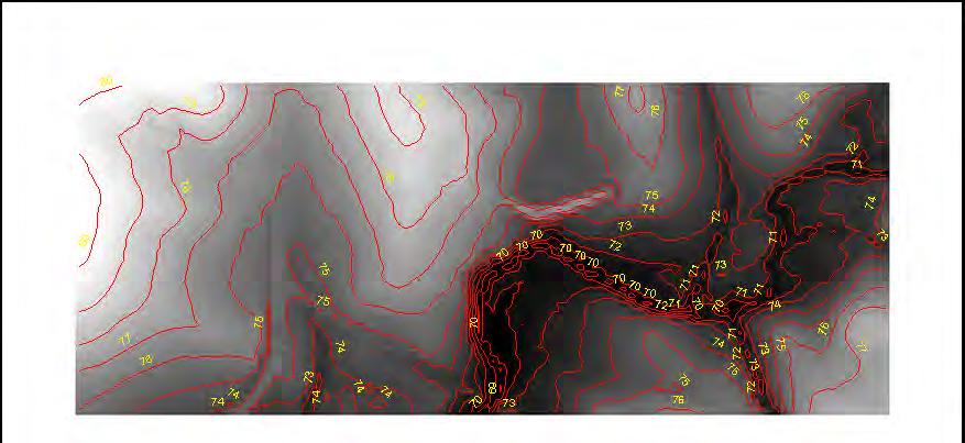 USGS Contour map from
