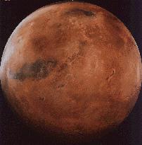 Planet Mars A moderately large object that orbits a star.