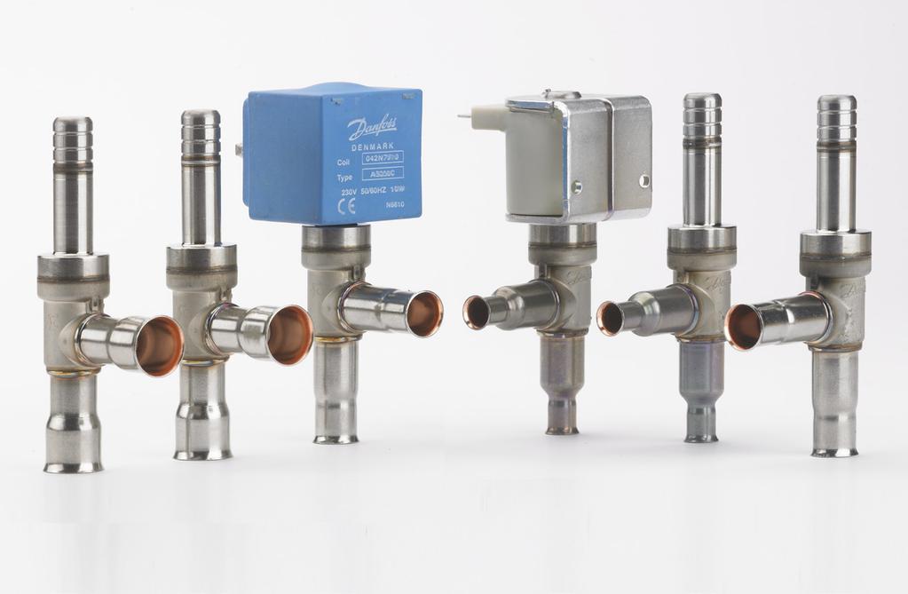 Data sheet Solenoid valves EVUL EVUL solenoid valves are designed to fit into compact refrigeration systems.