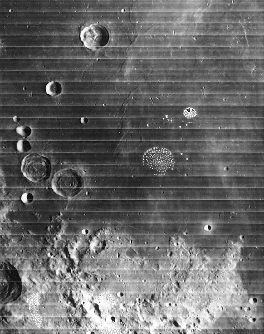 The ages of cratered surfaces (continued) The relative ages of different parts of the Lunar surface can be gauged by measurement of the surface density (number per unit area) of craters (Homework