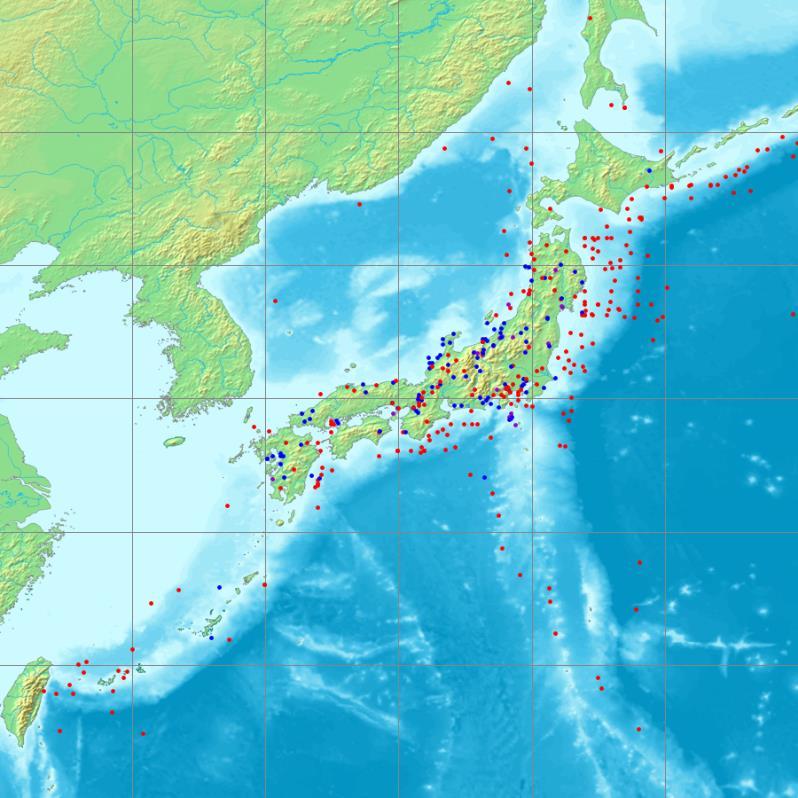 Recent seismic events with serious damages on society 1995.1.17 Kobe EQ (M7.2) 2000.10.6 Tottori EQ (M7.3) 2003.9.26 Off-Tokachi EQ (M8.0) 2004.10.12 Niigata-Chuetsu EQ (M6.8) 2007.3.25 Noto peninsula EQ (M6.