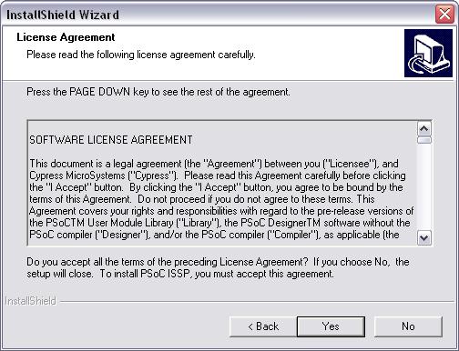 Software Installation Figure 2-1. License Agreement 4.