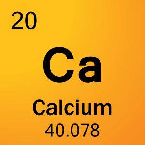 Atomic number: 20 Symbol: Ca Calcium is an important component in cement.