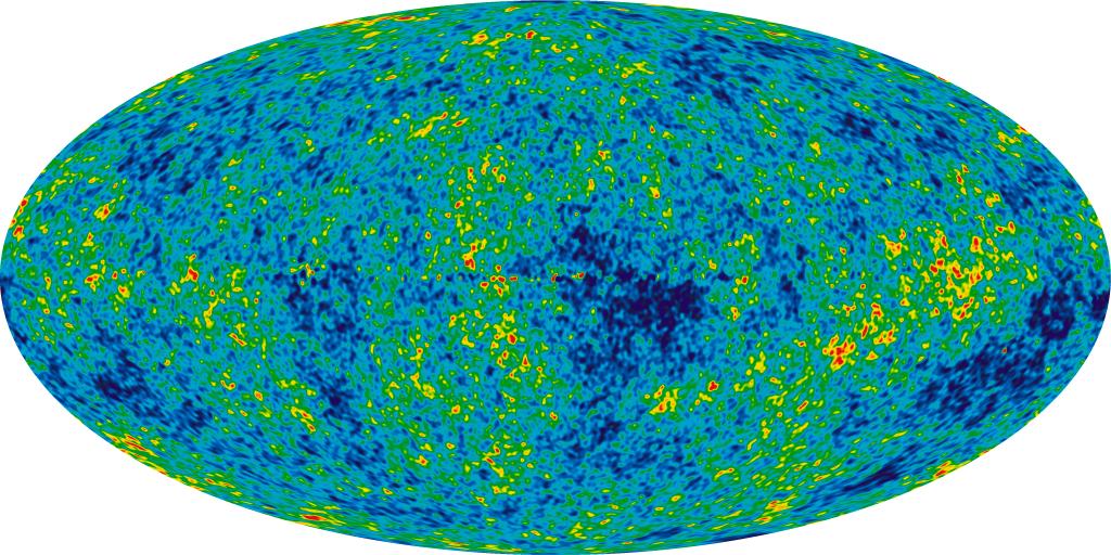Polarized Light from the Big Bang Cosmic Microwave Background (CMB) is red-shifted radiation from Big Bang 14 10 9 years ago age, geometry, density of universe from CMB intensity pattern first 0.
