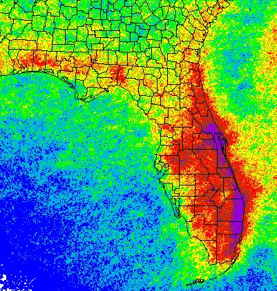 scale flow regime (Lericos et al., 2002) over the Florida Peninsula.
