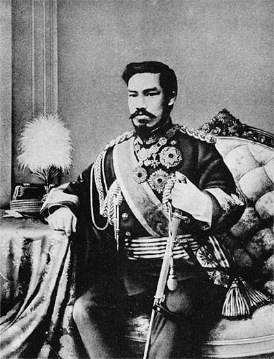 In 1868, Meiji Emperor, the 122nd generation, re-united Japan.