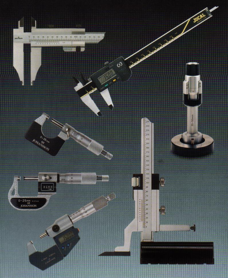 Hand-held measuring equipment VERNIER, DIGITAL, AND DIAL CALIPERS AND MICROMETERS ARE THE