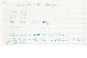 Miller s notes from his 1958 hydrogen