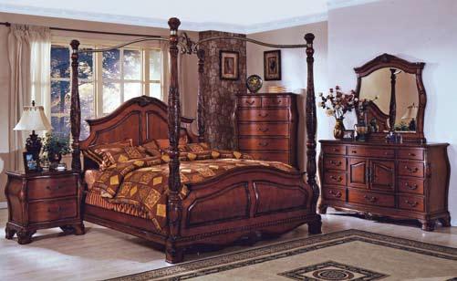 x 20 x 56 H 93424» Night Stand 31 x 19 x 30 H 93425» Armoire 57 x 23 x 87 H 93360Q» Queen Long Post Bed