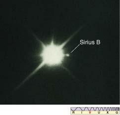 3c). Sirius B White dwarfs hence have BIG densities. A handful of this electron degenerate matter would weigh several tons on the earth!
