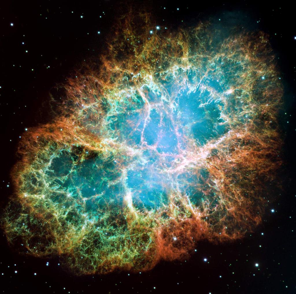 Type II Supernovae Very massive (>8 Msun) star burns core into Fe Crab Nebula, probably remnant of SN 1054