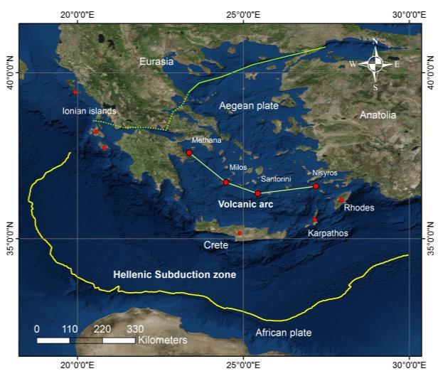 ANALYSIS OF THE DEFORMATION PATTERN ALONG THE SUBDUCTION ZONE OF CRETE, GREECE, FROM MULTI-TEMPORAL ERS DATA M. Kaskara (1), A. Barberopoulou (1), I. Papoutsis (1), H. Kontoes (1), A. Ganas (2) and V.