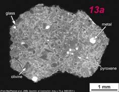 It is richer in 18 O than ordinary chondrites, but 18 O-poor relative to CI chondrites. Trace Elements: Flat abundance pattern.