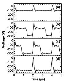 Comparison of Semi analytic Model with Experimental Data (2): Helicon plasma with bias voltage waveform on the substrate Experimental Target voltage, 500 khz, n e = 2.6 10 16 m 3, T e = 3eV X. V.