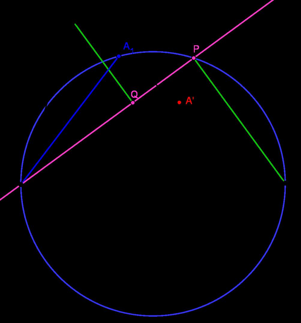 POGLAVLJE 2. TEOREM O FEUERBACHOVOJ TOČKI 13 Slika 2.3: Teorem 2.1 Opet prema svojstvu 6. iz teorema 1.