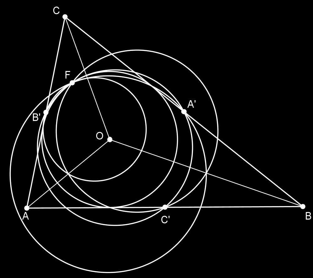U nastavku tu ulogu preuzimaju Eulerovi pravci odredenih trokuta. Podsjetimo, Eulerov pravac je pravac koji sadrži ortocentar, središte opisane kružnice i težište trokuta. Prema korolaru 3.