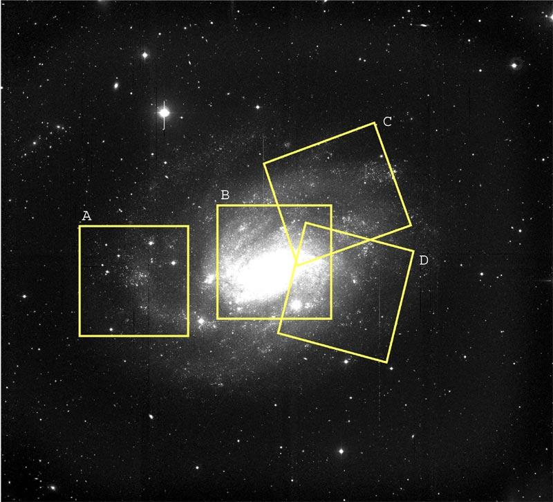 pilot study NGC 300 Sculptor 70 blue Group supergiant (2 Mpc)