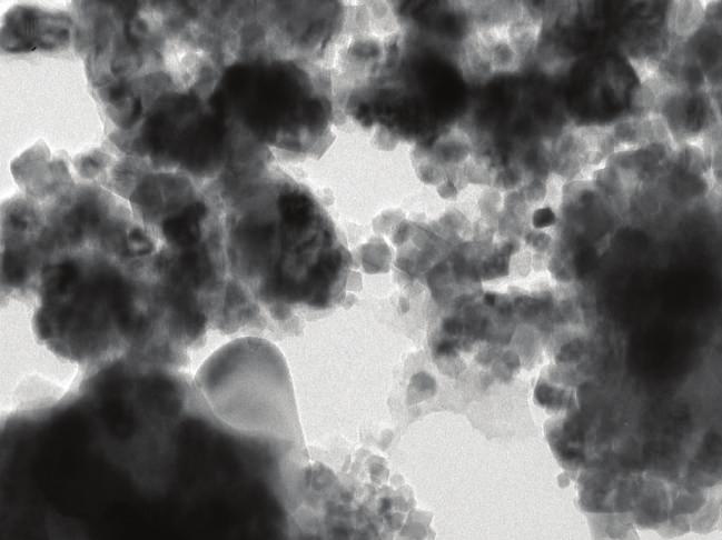 4 Nanomaterials 1 nm 2 nm (a) (b) 2 nm 2 nm (c) (d) Ms (emu/g) Figure 5: TEM images of Fe3 O4 /MnO2 composite particles prepared under