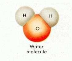 When hydrogen and oxygen atoms combine to