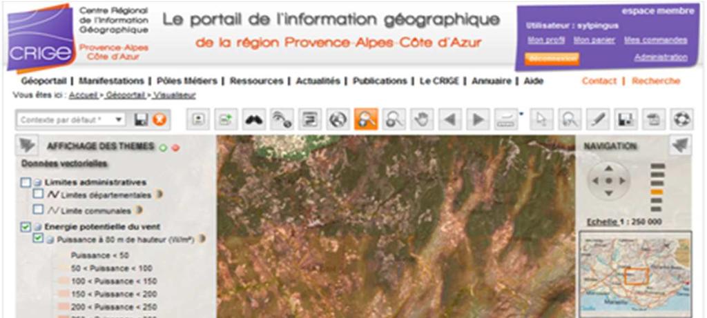 CRIGE PACA : Geoportal http://www.